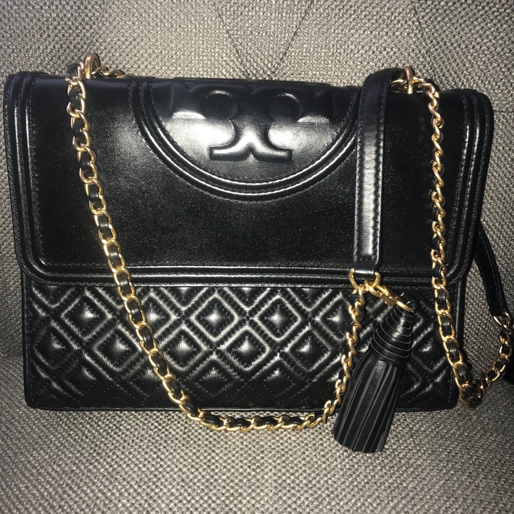 Tory Burch Black Fleming Bag